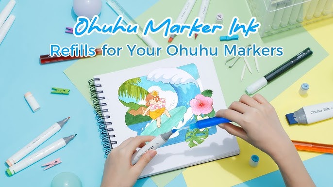 Ohuhu Honolulu Marker Pen Set in 2023