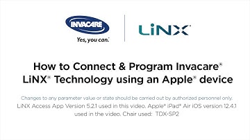 LiNX Technology - Set up Using Apple Device