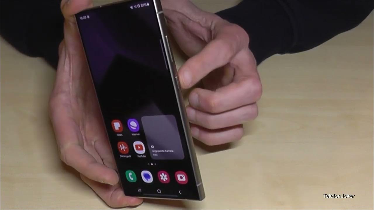 Samsung Galaxy S24 Ultra Wie kann man das Telefon ausschalten? Und wie ändert man die Power