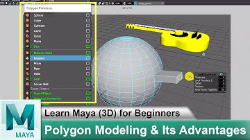 What is Polygon Modeling and Its Advantages | Learn Maya 3D Animation for Beginners #62