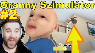 FELROBBANT a NAGYI ! | GRANNY SZIMULÁTOR 2. rész w/Kinga, ZsDav és Aida