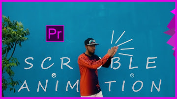 Super EASY how to make SCRIBBLE Animation Effect in Adobe Premiere Pro