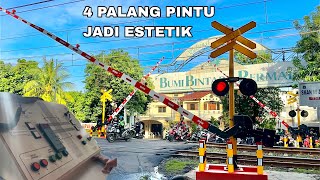TERBARU!! 4 Palang Pintu Kereta Api Bintaro Permai Jakarta Selatan