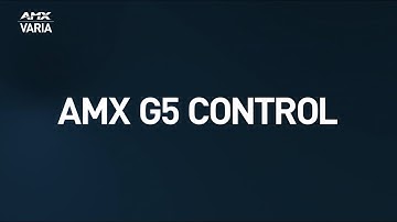 AMX Varia Touch Panels: AMX G5 Control Persona