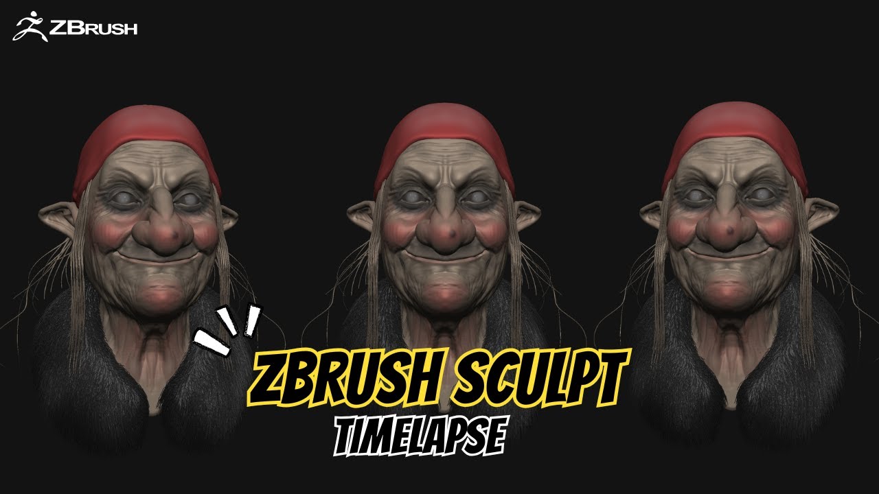 Grumpy Old Troll | ZBrush Sculpting Timelapse – Stylized Character Creation