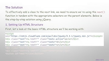 How to Add a Class to a Link Using jQuery