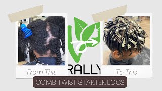 Comb Twist Tutorial | How to start locs