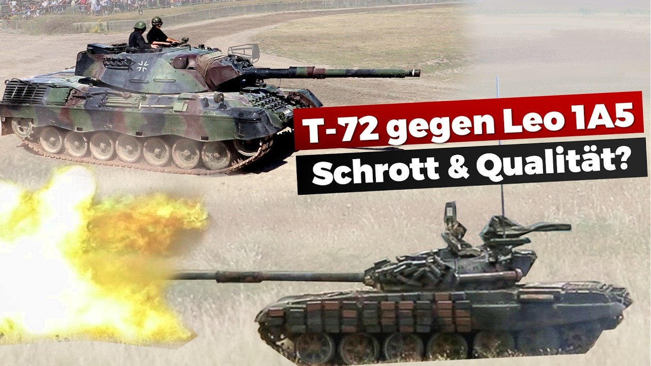 T-72 gegen Leopard 1: Masse gegen Klasse?