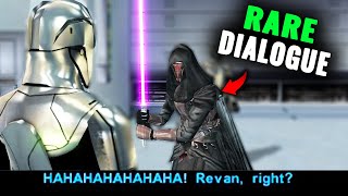 What happens if You REVEAL YOU'RE REVAN to Sith Troopers: Knights of the Old Republic Resimi