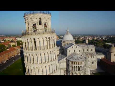 Pisa. Stabilised and raw footage side by side from year 2012 @kronjaa