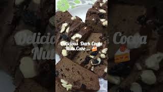Dark Cocoa Nuts Cake . shorts