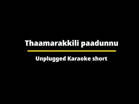 Thaamarakkili paadunnu  Unplugged karaoke short with lyrics  Moonnam pakkam  Ilayaraja