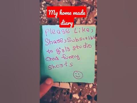 My home made diary # girls studio # - YouTube