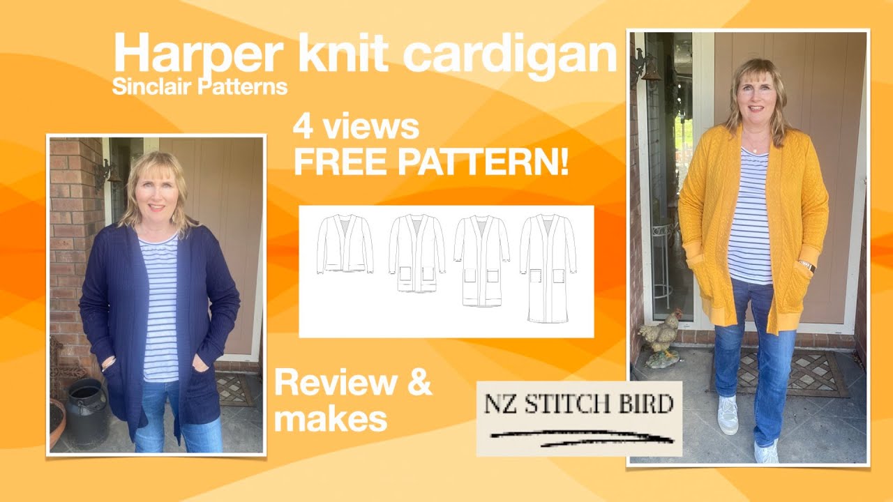 Harper Cardigan by Sinclair Patterns review 