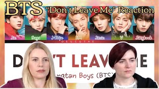 BTS: "Don't Leave Me" Reaction
