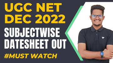 NTA Released: UGC NET Dec 2022 Cycle Subject wise Date Schedule | Achievers Adda