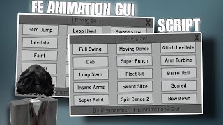 * FE * ANIMATIONS GUI SCRIPT/HACK ROBLOX ! | Energize Gui | Delta, Fluxus, Arceus x