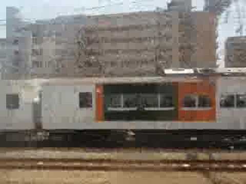 東海道線（特急踊り子）VS横須賀線　並走バトル　川崎～横浜