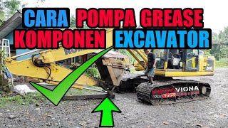 Download lagu CARA POMPA GREASE KOMPONEN EXCAVATOR