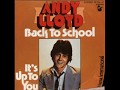 Andy lloyd  back to school 1978