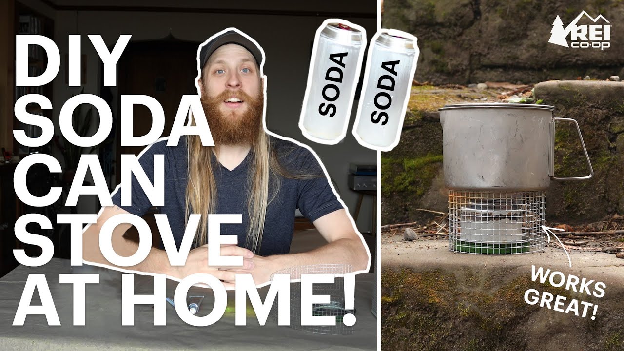 ⁣How to Make a DIY Alcohol Stove From Soda Cans || REI
