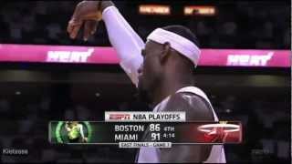 Lebron James 31 points vs Celtics (full highlights) 2012 NBA Playoffs GM7