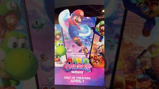 Super Mario Galaxy Promo Items at Regal Cinemas! #supermariogalaxy #mariogalaxy #supermario