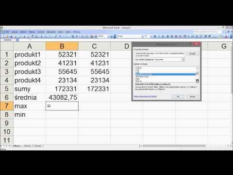 podstawowe funkcje programu Microsoft Office Excel 2003