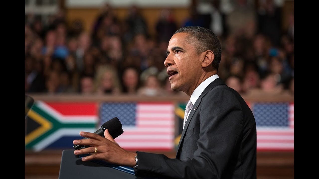 President Obama Speaks at the University of Cape Town