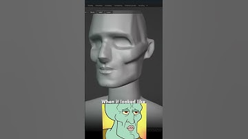 Easy 3-Step Method to Create Realistic Male Head in Blender #tutorial #3dmodeling #sculpting