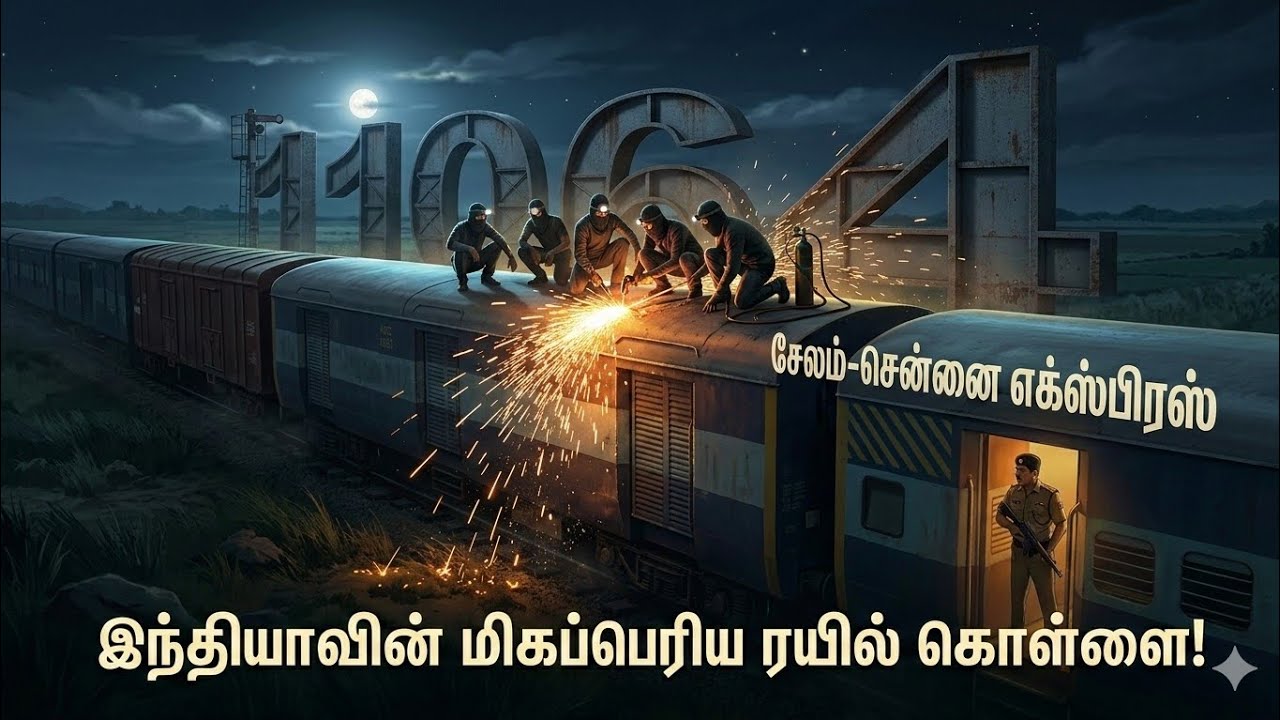 342 கோடி ரயில் கொள்ளை – ஓடுற ட்ரெய்ன்ல நடந்த இந்தியாவின் மிக மர்மமான ஹைஸ்ட்! #truecrimetamil 