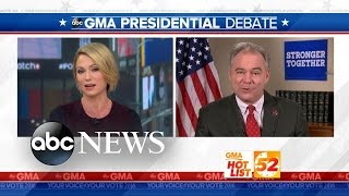 'GMA' Hot List: Tim Kaine Talks Donald Trump's 'Shocking' Debate Comments