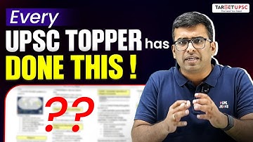 UPSC Prelims 2026? Do THIS Like Every Topper