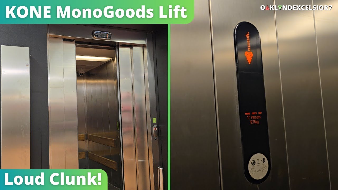 Loud Clunk KONE MonoGoods Lift at ASDA Living in Lincoln