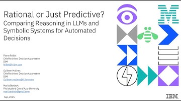 DecisionCAMP2025: Rational or Just Predictive? Comparing Reasoning in LLMs and Symbolic Systems