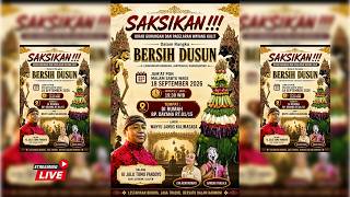 LIVE PAGELARAN WAYANG KULIT SEDALU NATAS DALAN RANGAKA BERSIH DUSUN WARGA BANARAN JANTIHARJO