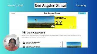 LA Times Crossword | March 1, 2025