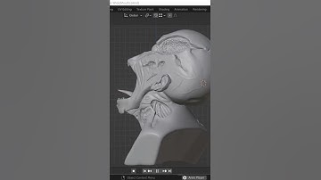 3D Art - Sculpting A Zombie #art #3dartist