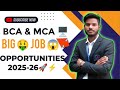 BCA &amp; MCA Students Ki Sabse Badi Good News! 🔥 Big Job Opportunities 2025-26 || Highest Salary Job's 