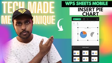 How to insert pie chart in wps spreadsheets mobile