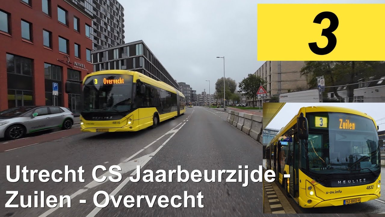 U-OV lijn 3: Utrecht CS - Zuilen - Overvecht - Utrecht CS | Qbuzz 4832 | 2024