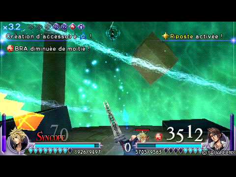 Dissidia : Cloud vs Squall