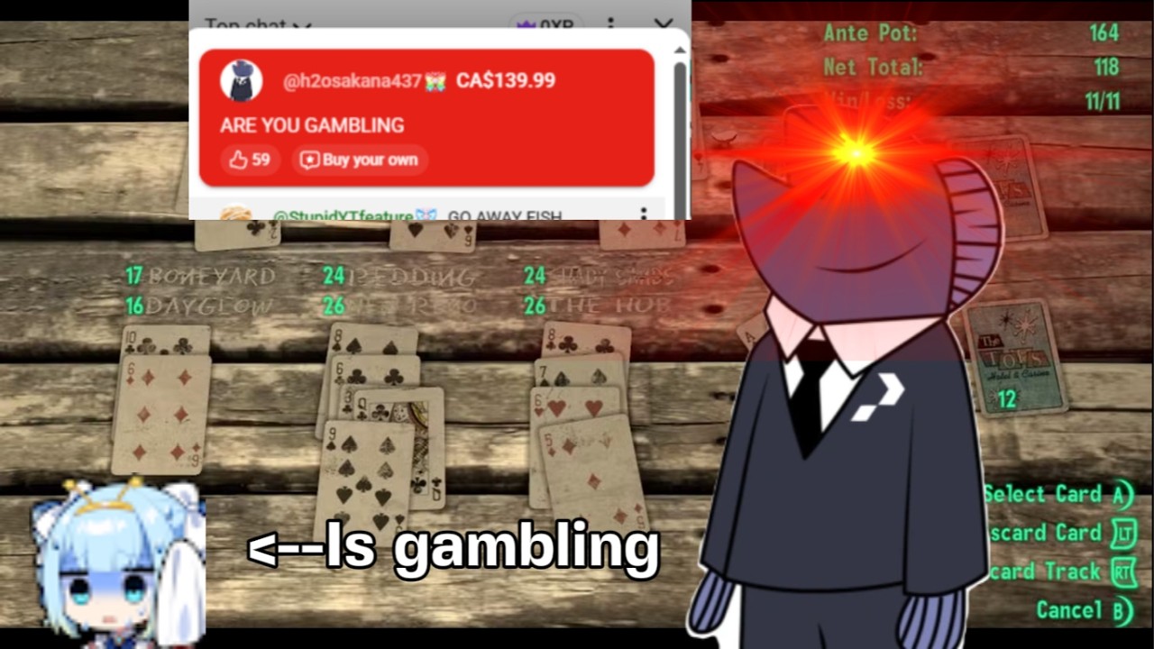 Sakana call jelly out for gambling