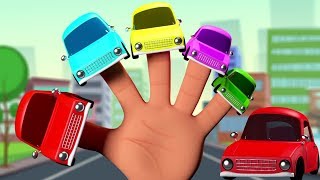 coche dedo familia | Canciones Infantiles | Cars Finger Family | Cartoon Town Español