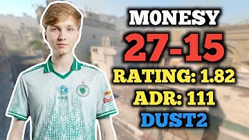 CS2 POV | M0NESY (27-15) FACEIT RANKED (DUST2) | VOICELESS