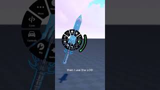 How I Made a Roblox GALAXY SWORD in SECONDS (No Blender Needed!)