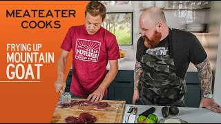 Steven Rinella and Chef Kevin Gillespie Fry up Some Mountain Goat | MeatEater Cooks