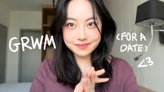 Clean Girl Makeup For a Date แต่งหน้าลุคไปเดท: GRWM, vlog (eng cc)