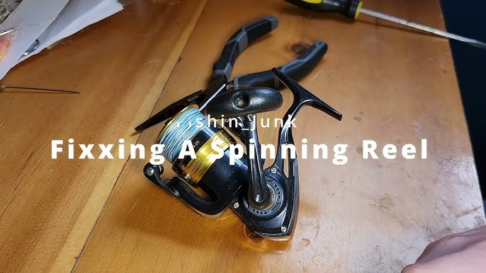 Matzuo 230 spin fishing reel how to service and repair a bail trip