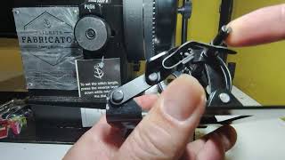 Changing bobbin winder on sailrite fabricator industrial sewing machine
